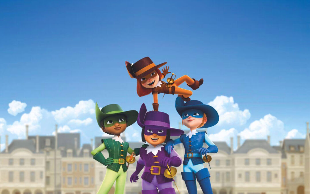 Dalla bibbia di serie a soggetti e sceneggiature. Scrivere per Le Tre Moschettiere, una produzione Palomar e Method Animation, in onda su Rai Gulp